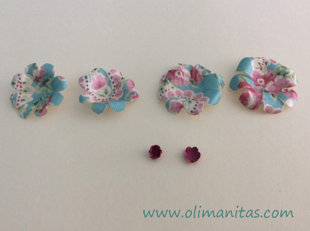 COMO HACER FLORES DE PAPEL PEQUEÑAS - OLIMANITAS COMO HACER FLORES DE PAPEL PEQUEÑAS - OLIMANITAS