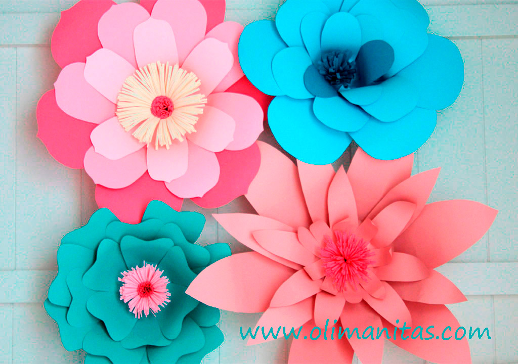 FLORES DE GIGANTES FÁCILES DE HACER -