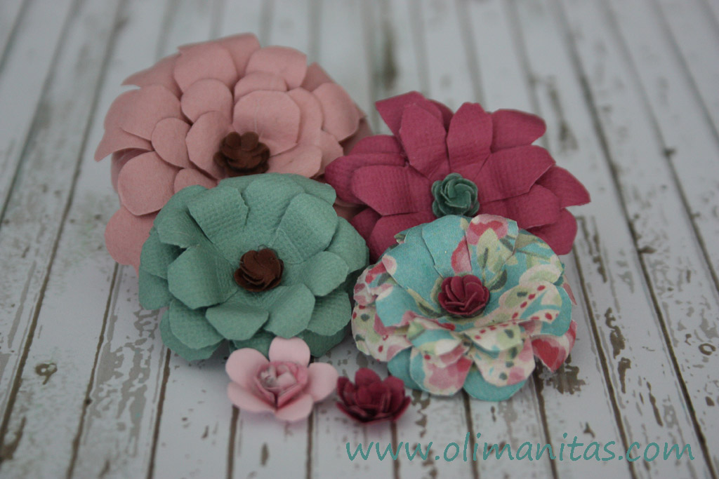 COMO HACER FLORES DE PAPEL PEQUEÑAS - OLIMANITAS COMO HACER FLORES DE PAPEL PEQUEÑAS - OLIMANITAS