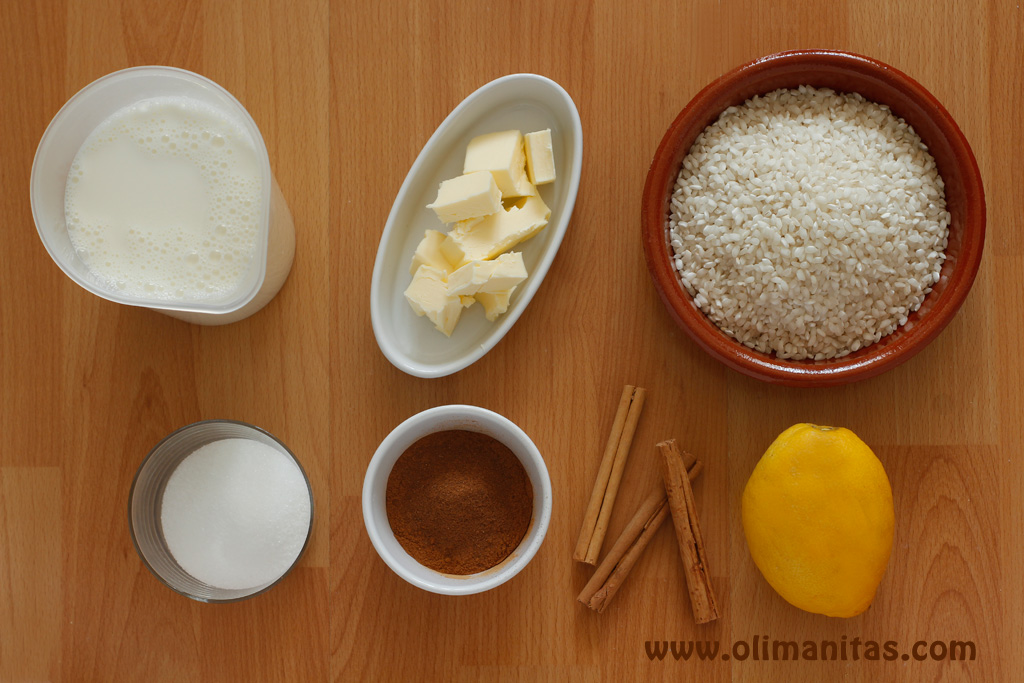 Ingredientes necesarios para hacer arroz con leche al estilo tradicional