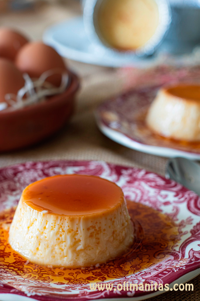 Flan de huevo casero