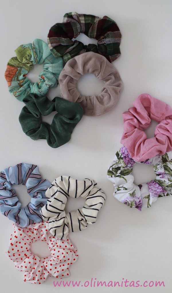 SCRUNCHIES O COLETERO DE TELA