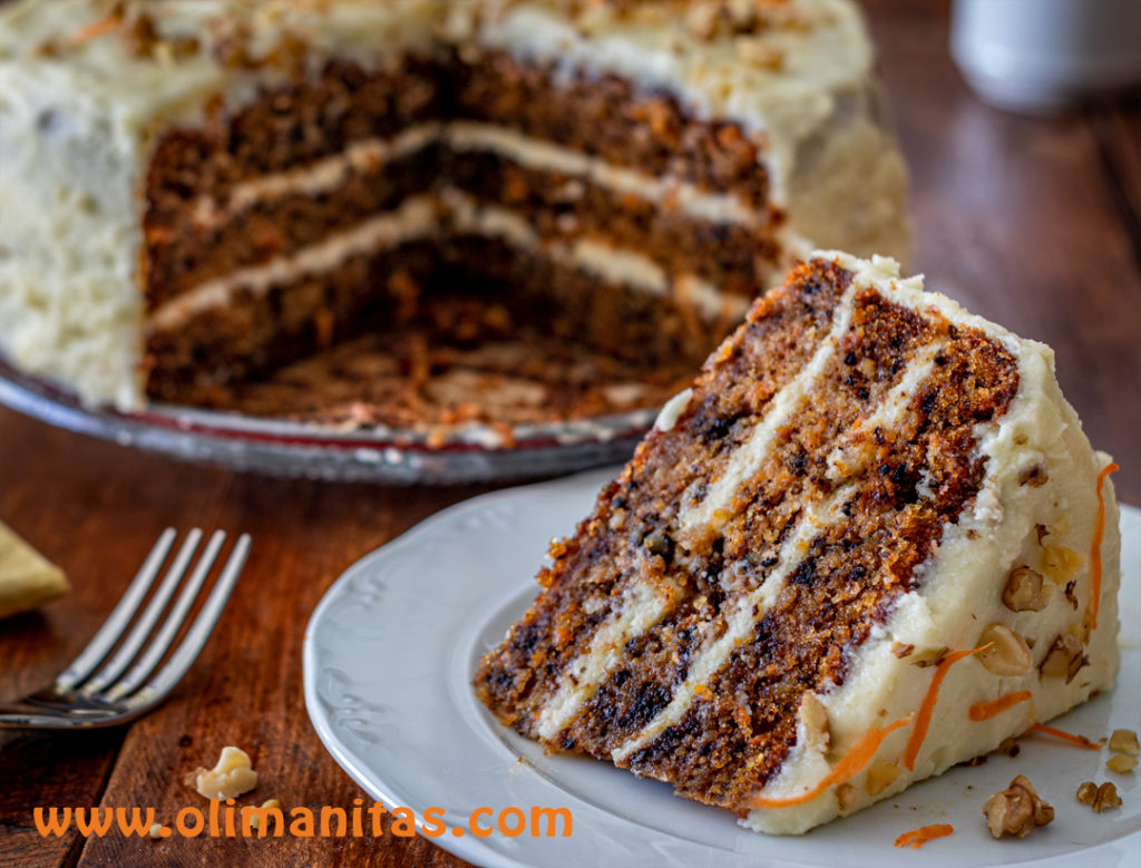 TARTA DE ZANAHORIA ESTILO AMERICANO