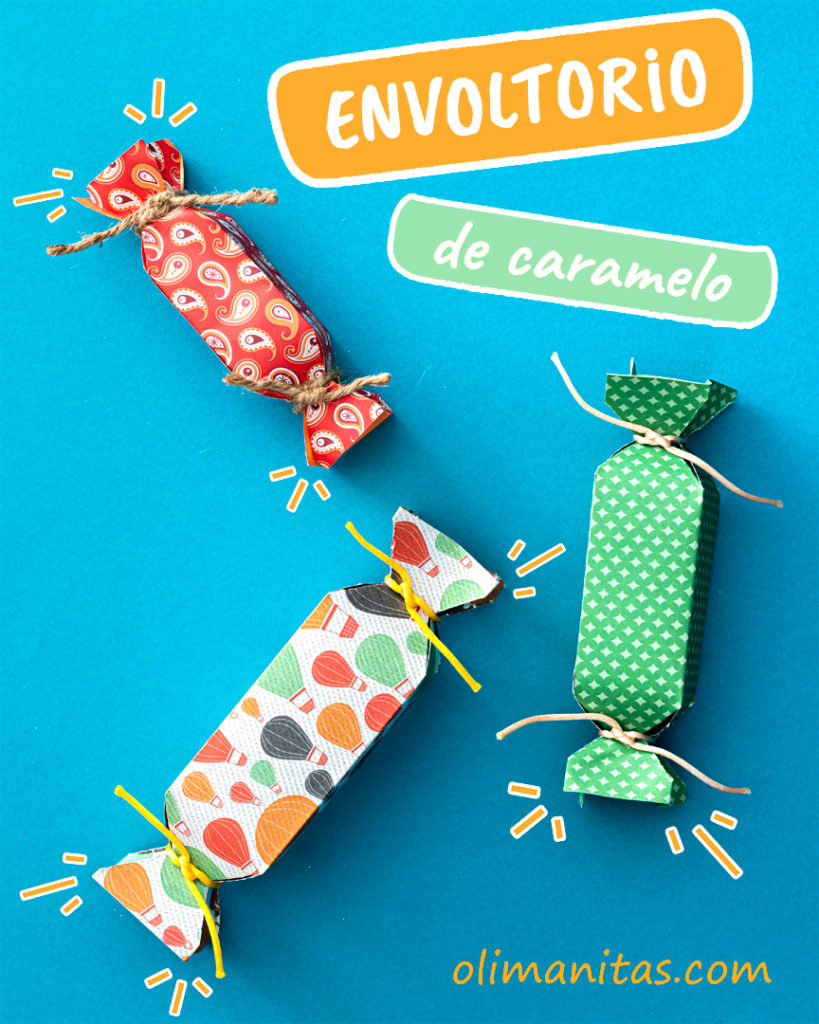 ENVOLTORIO CON FORMA DE CARAMELO PARA REGALO