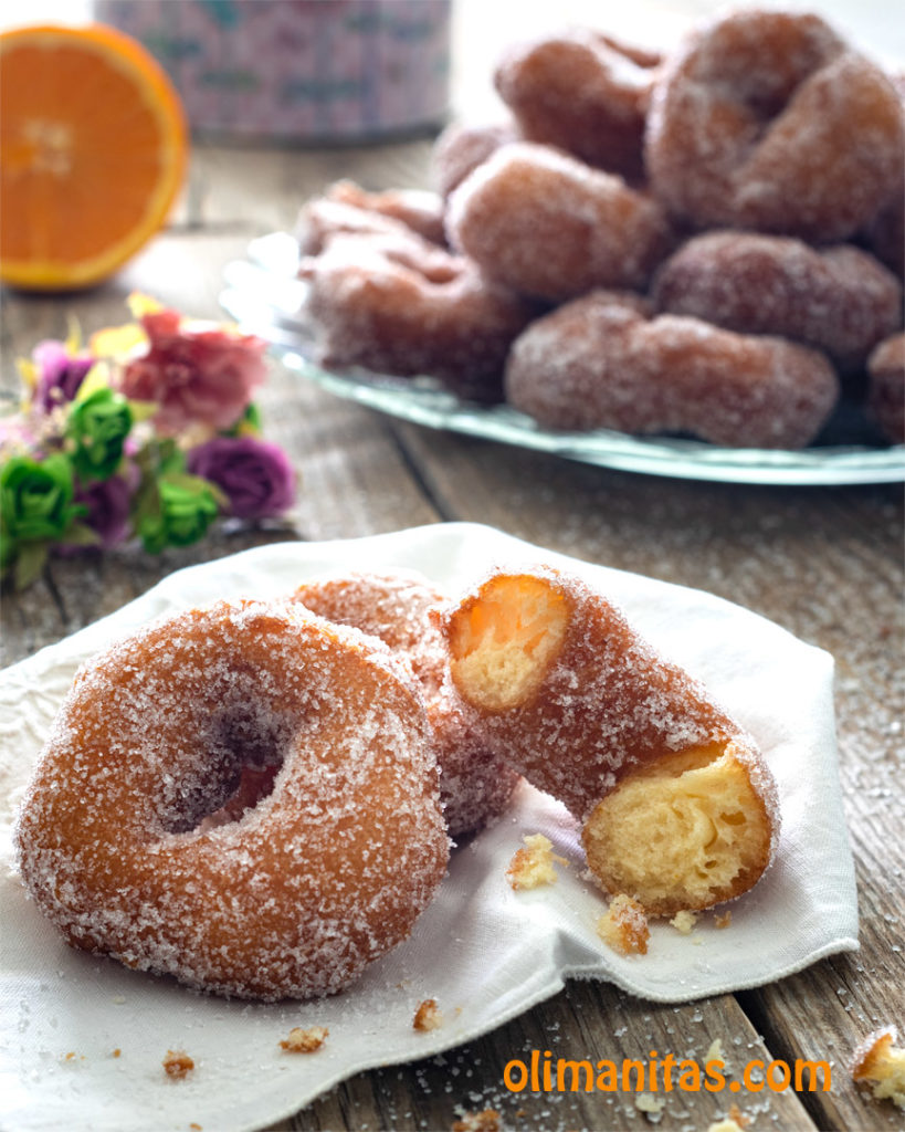 ROSQUILLAS FRITAS. RECETA TRADICIONAL